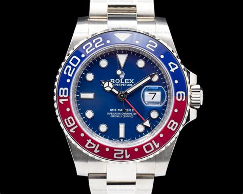 rolex watch blue red|Rolex pepsi 2022 price.